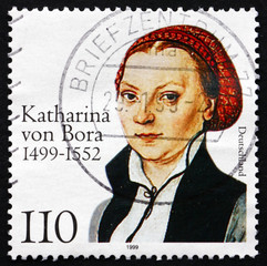 Postage stamp Germany 1999 Katharina von Bora