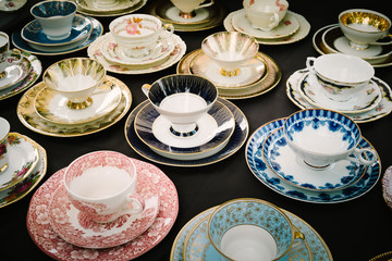 Old tea cups