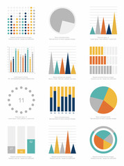 set of infographics elements