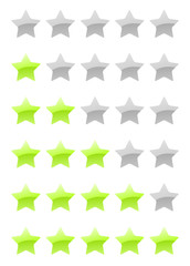 vector rating stars