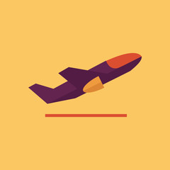 Aircraft. Transportation Flat Icon