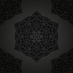 Orient Seamless Vector Pattern. Abstract Background