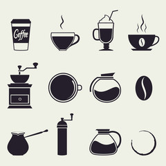 coffee icons - 70219313