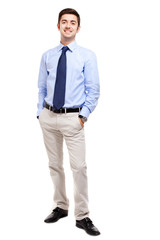 Full length businessman