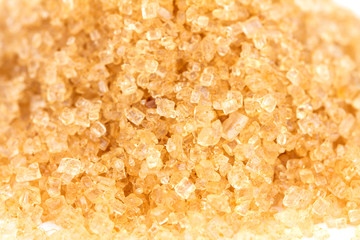 close up brown sugar , selective focus