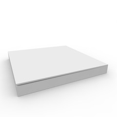 Fototapeta premium Empty box on a white background