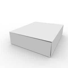 White empty box