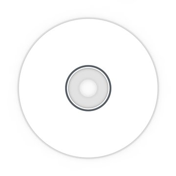 White blank sample CD
