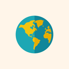 Globe Flat Icon