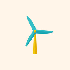 Wind Energy Flat Icon