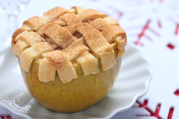 Baked apple