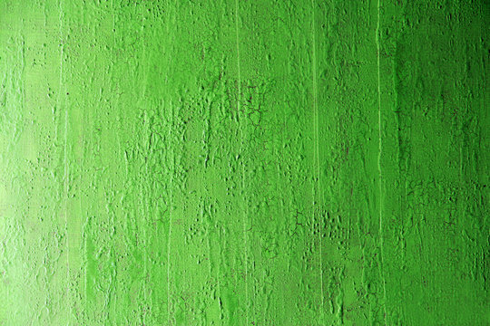 Green Wooden Background