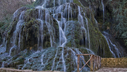 Waterfall at the "Monasterio de Piedra", Zaragoza, Spain