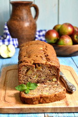 Apple and banana cake.