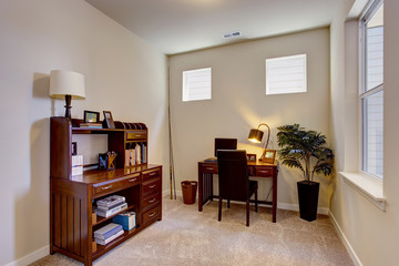 Beautiful office room interior