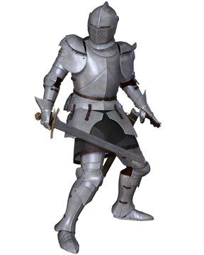 recommend clip art: Fifteenth Century Medieval Knight in Fighting Pose