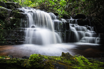 Fototapeta na wymiar waterfall mandaeng thailand ,Man Daeng