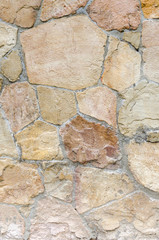 wall of stones as a texture and background