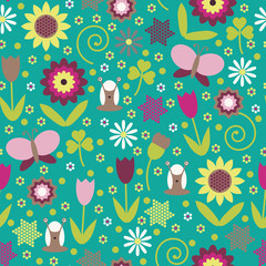 Summer seamless background