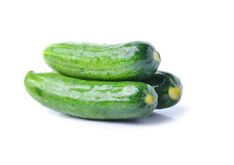 Cucumber on  background.