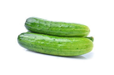 Cucumber on  background.