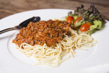 spaghetti meat sauce