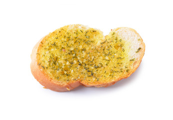 freshly toasted garlic bread
