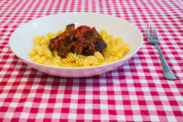 pasta alla norma dish