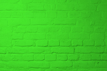 Green Brick Background
