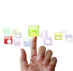 Touch screen display