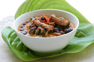 Thailand Food (Mushroom Pho).