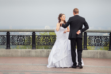 beautiful wedding couple