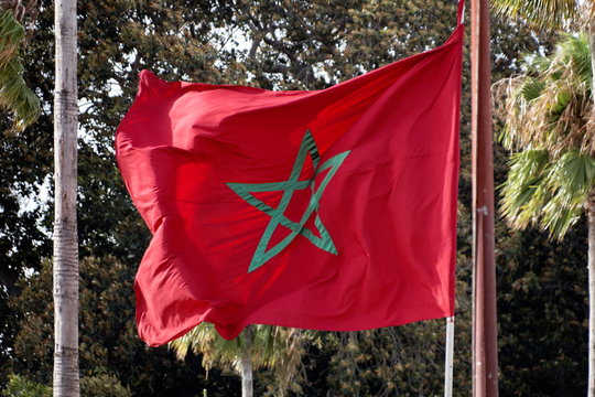 drapeau marocain Stock Photo