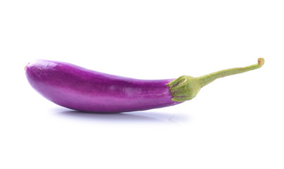 eggplant  on white
