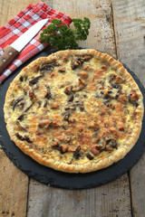 quiche aux champignons