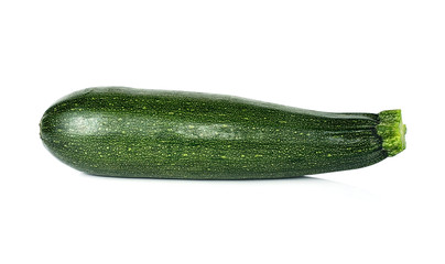 fresh vegetable zucchini isolated on white background
