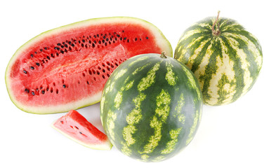 Watermelon isolated on white
