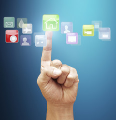 Touch screen display