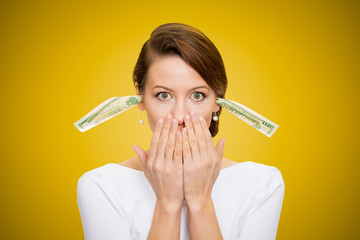 Corruption. Bribery money will keep me quiet