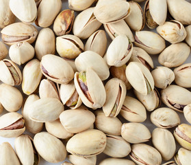 Pistachio nuts background