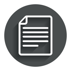 Obraz premium File document icon. Download doc button.