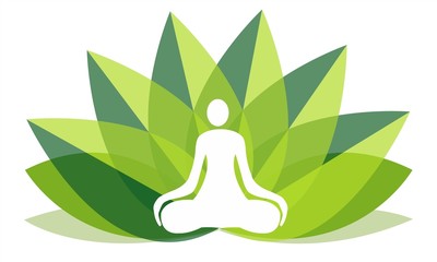yoga lotus flower