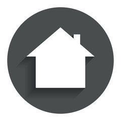 Home sign icon. Main page button. Navigation