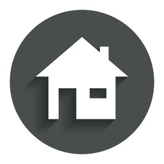 Home sign icon. Main page button. Navigation