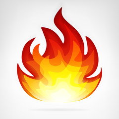 ignite fire flame vector element