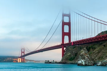 Zelfklevend Fotobehang Golden Gate bridge, San Francisco. California © francescopaoli
