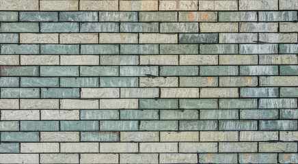 Construction of brick wall