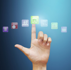 Touch screen display