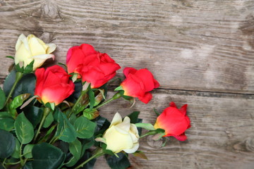 Fototapeta na wymiar Bouquet of roses