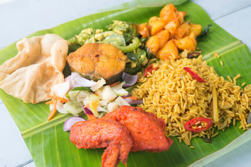 Tasty biryani mixed rice